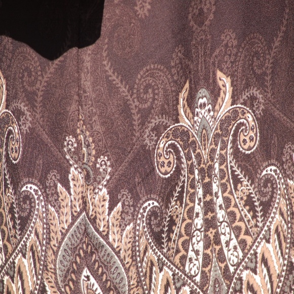 Banana  Republic Brown and Paisley Dress - Picture 3 of 6